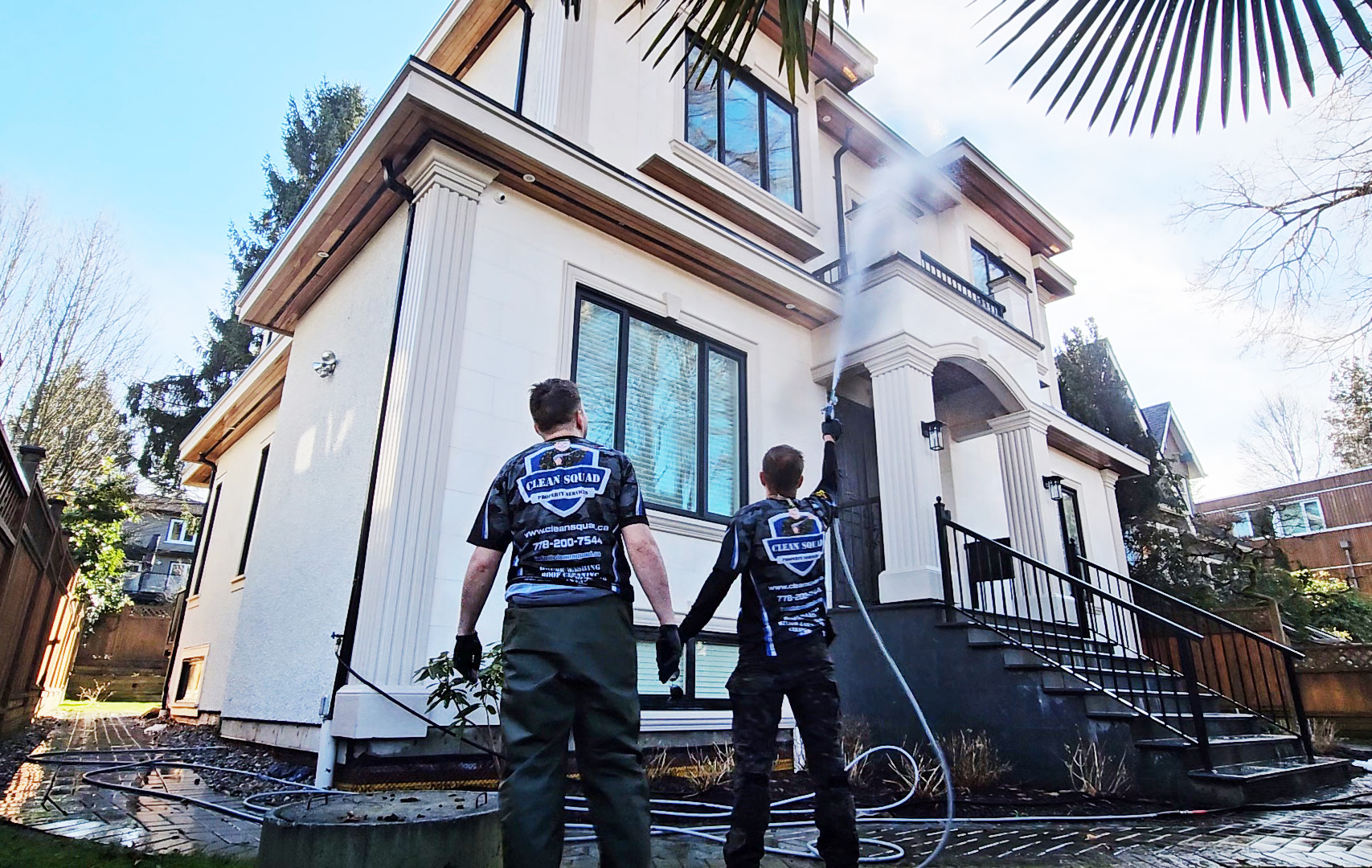 washing a home in richmond