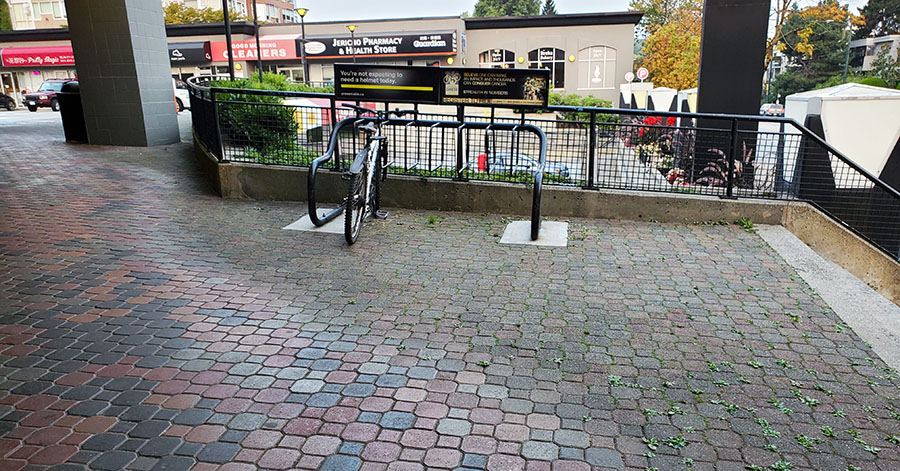 a pressure washing job left unfinished